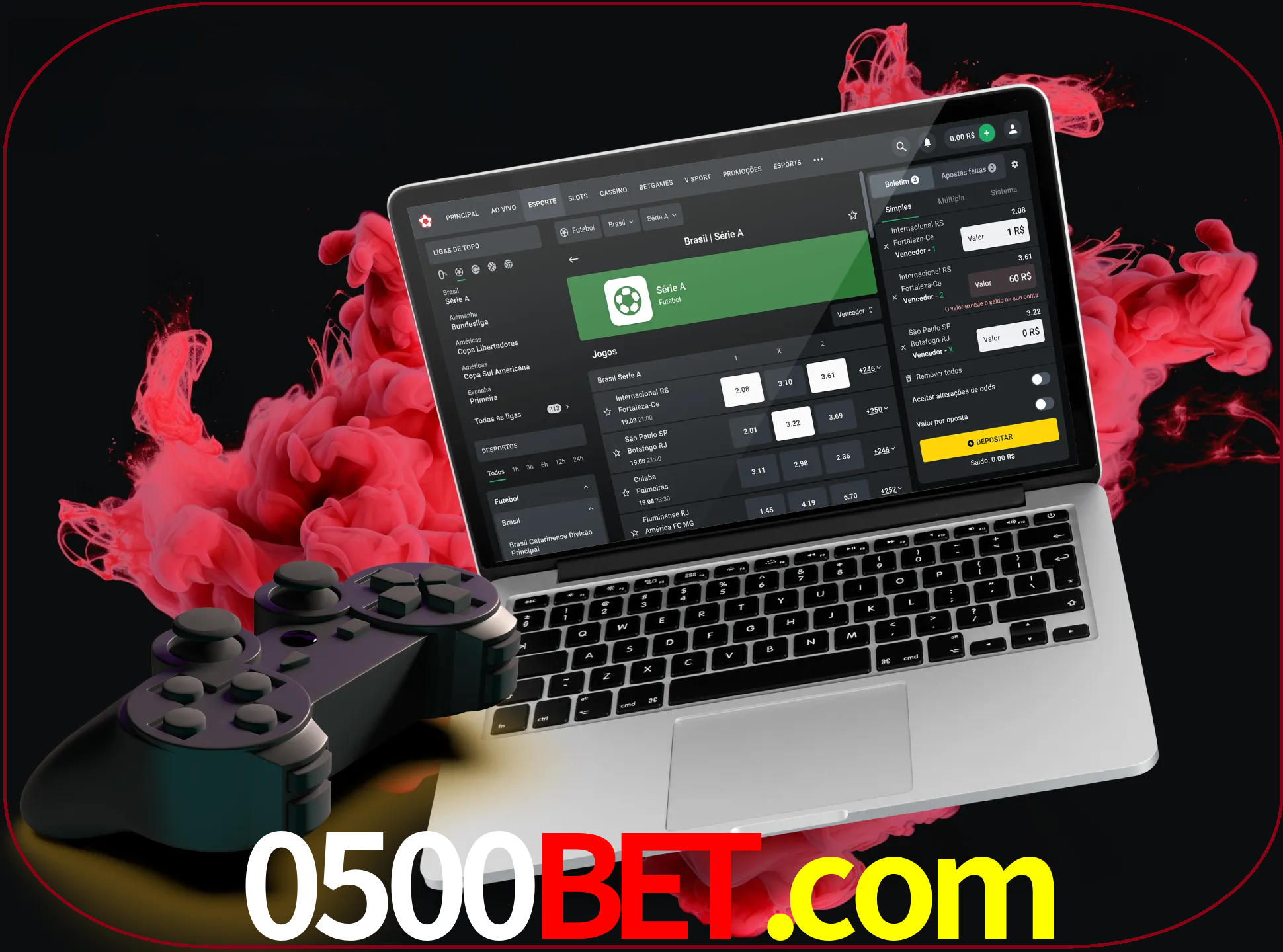 Visite a secção especial de jogos de vídeo em 0500bet para descobrir em que jogos pode apostar e ganhar muito dinheiro.