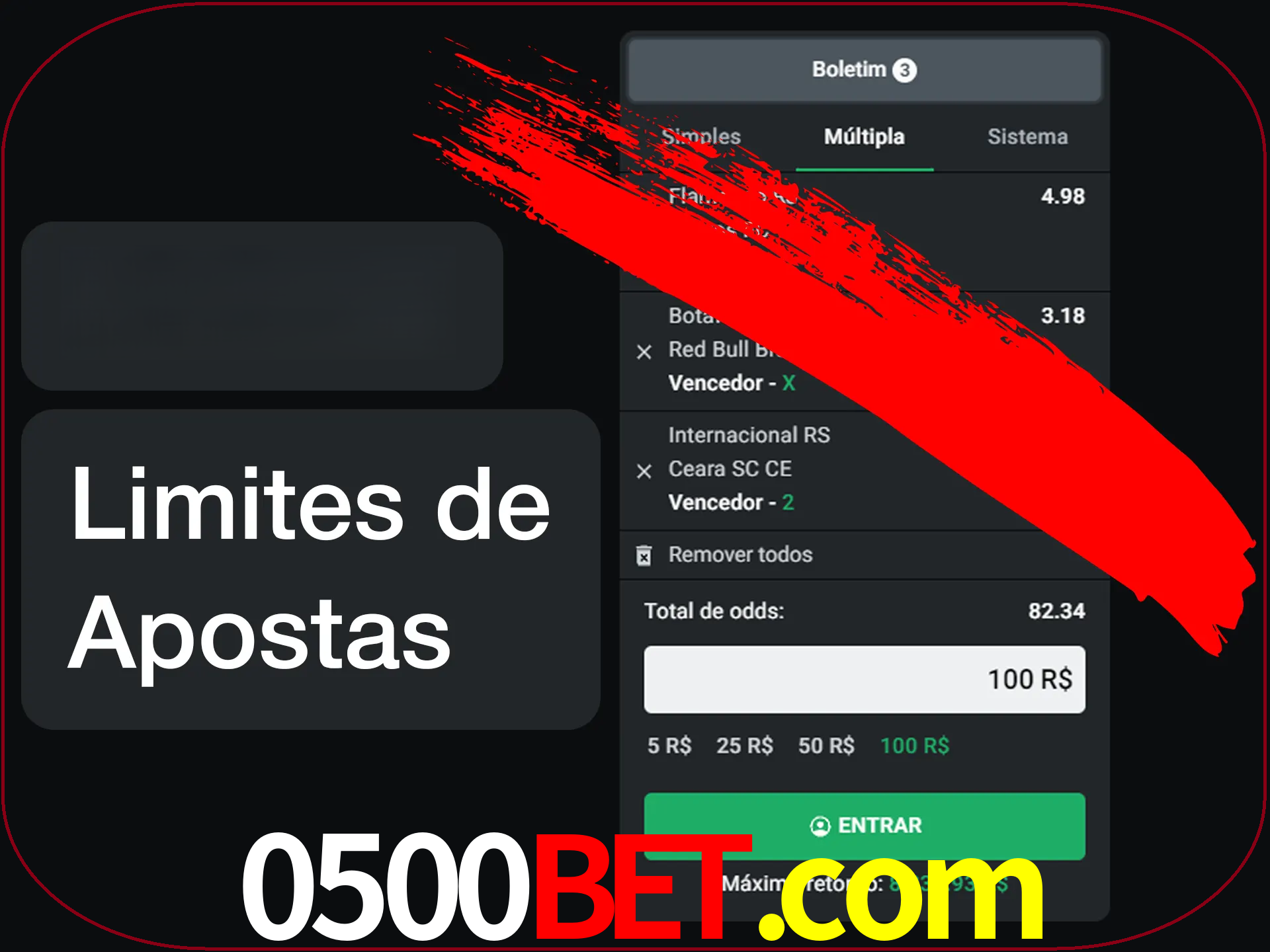 Não faça apostas loucas.